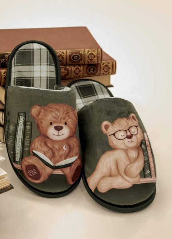 Pantufa de Quarto Soft Teddy