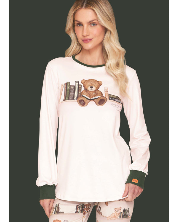 Pijama Feminino Longo Legging Teddy