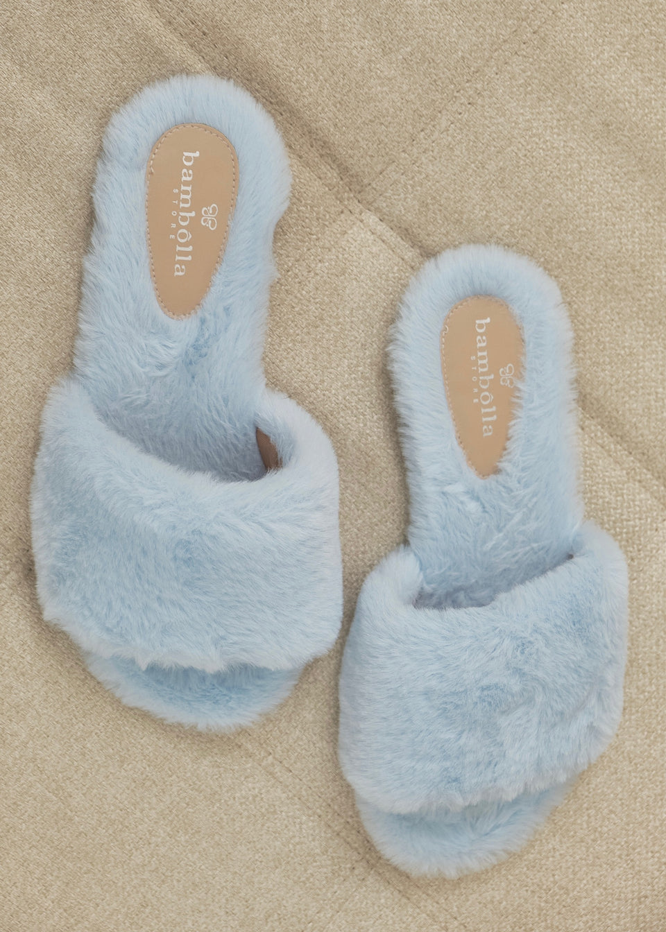 Chinelo de Quarto Olaf Azul Bebê