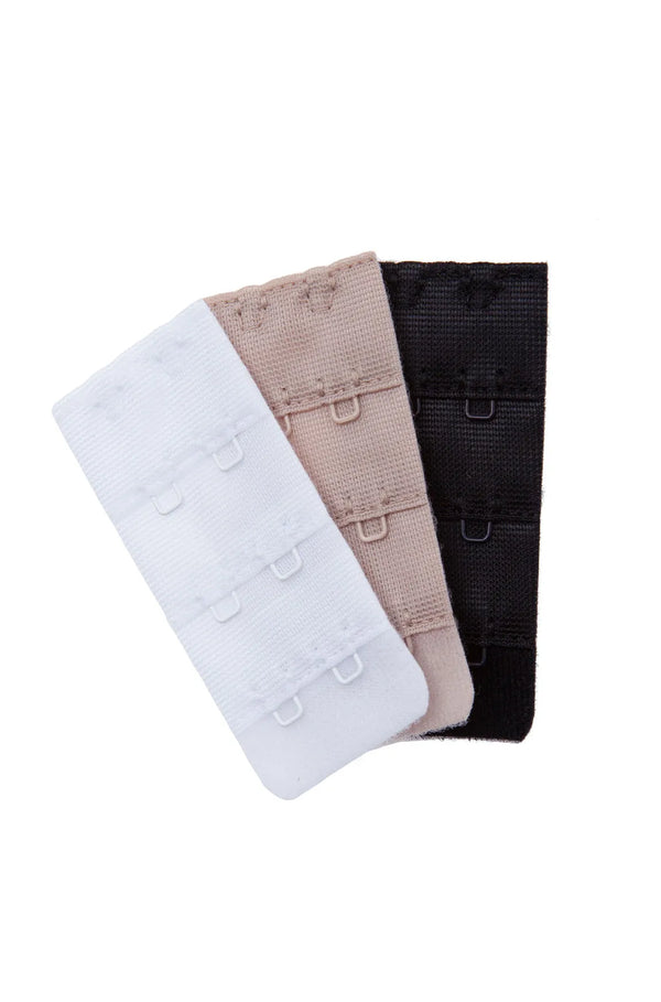 Kit com 3 Extensores Fino para Fecho de Sutiã