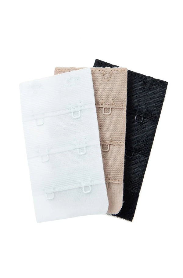 Kit com 3 Extensores Médio para Fecho de Sutiã