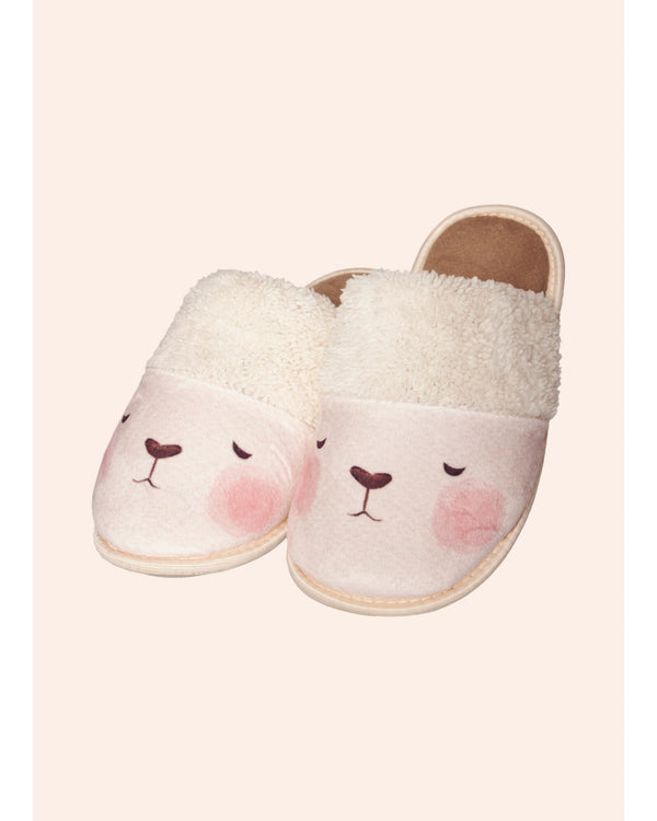 Pantufa de Quarto Soft Ovelhinha Off White