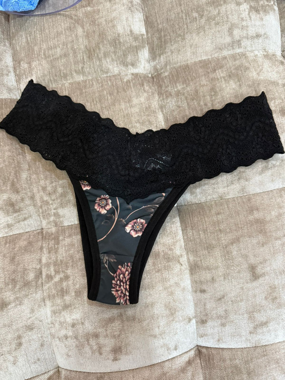 Kit com 10  Calcinhas Cós Renda Estampadas