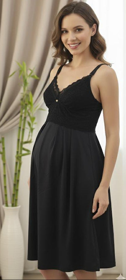 Camisola para Amamentação Best Mami Curta Preta