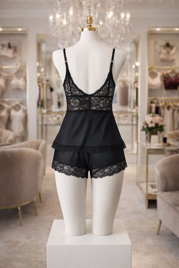 Babydoll Karine Preto