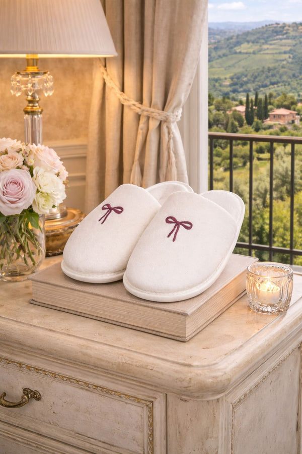 Pantufa de Quarto Soft Laço