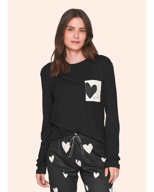 Pijama Feminino Longo Soft Heart